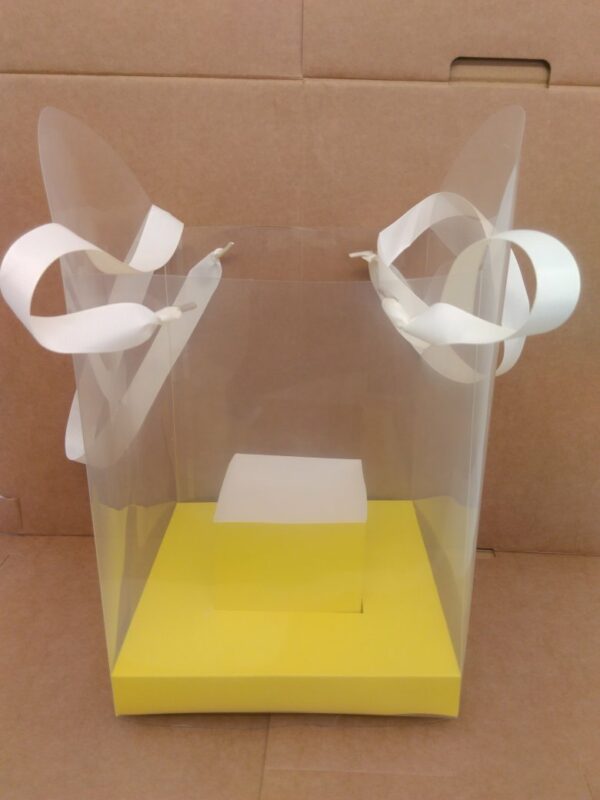 Flower Box Giallo 21x21x35