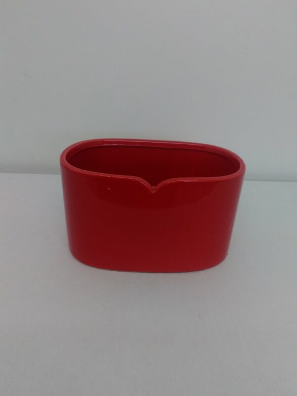 Ovale Bordo Forma Cuore Rosso Lucido 15x1.5 H.10