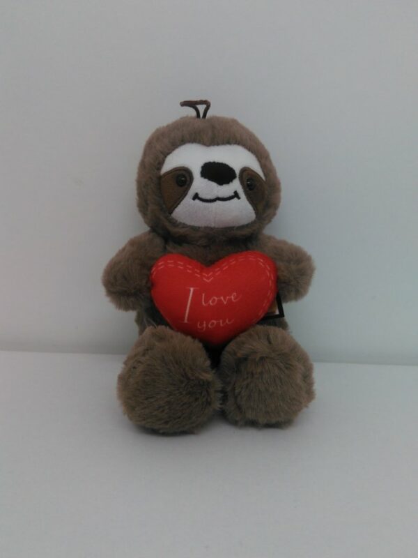 Peluche Bradipo Cm 18 Tortora