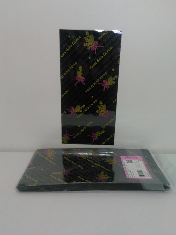 Spezzoni Argento. Stamp. 35my 15x30 Nero Mimosa (cf Da 100 Pz)