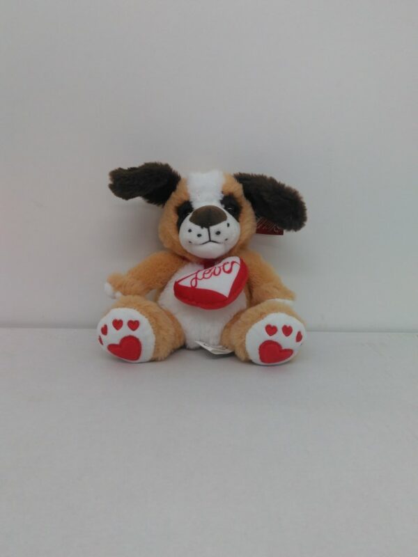 Peluche Cane C/ciondolo Cm 18