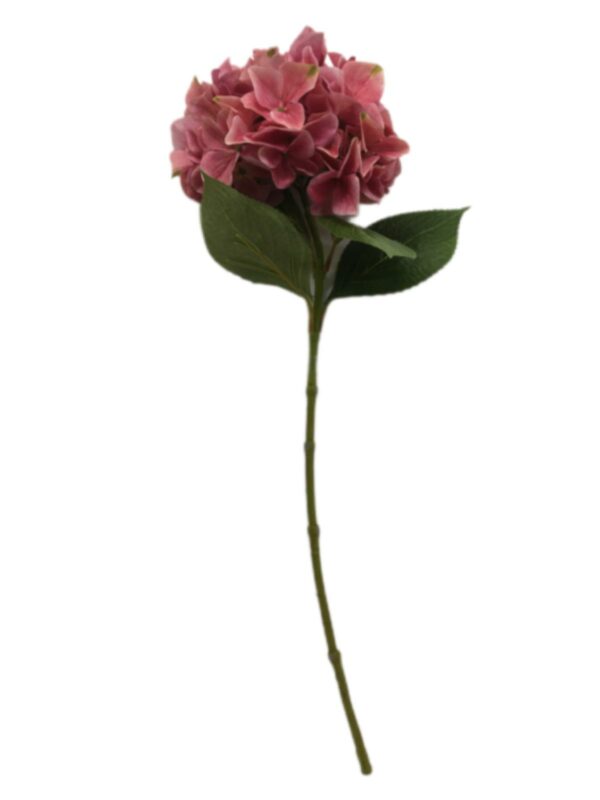 Fiore Artificiale Ortensia Fucia H.69 Cm