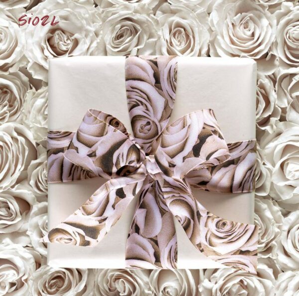 Nastro Rose Mm 25x 15 Mt Beige