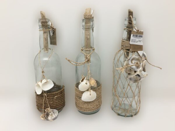 Glass Bottiglie Shelland 10x33 Cm Mix